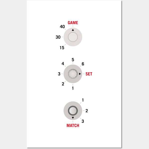 Tennis knobs Wall Art by dhaniboi